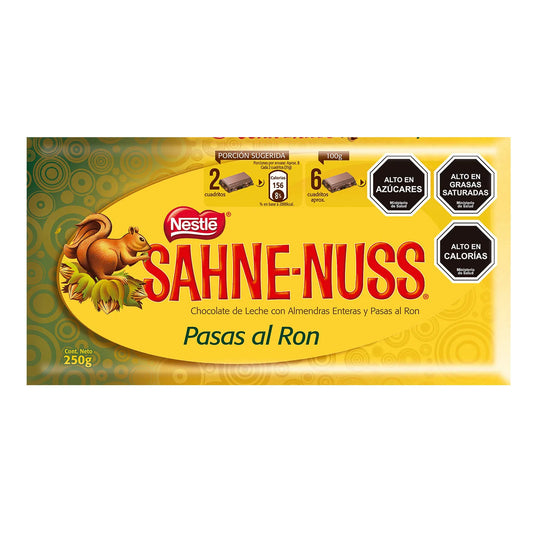 Chocolate Sahne - nuss pasas al ron